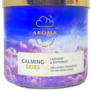 🆕️Bath & Body Works-Lavender & Peppermint Scented Candle